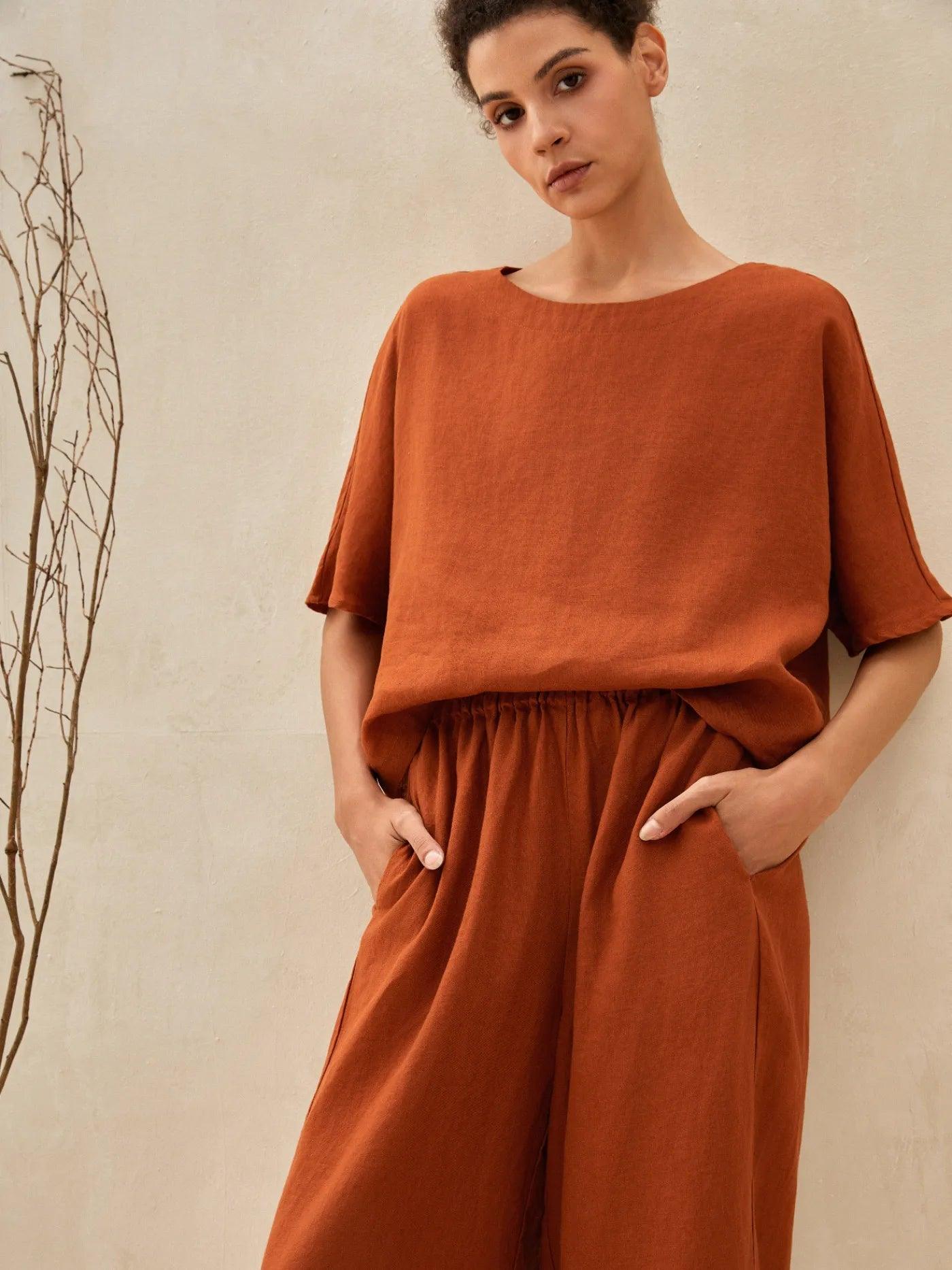 Linen Comfort Two-Piece Set