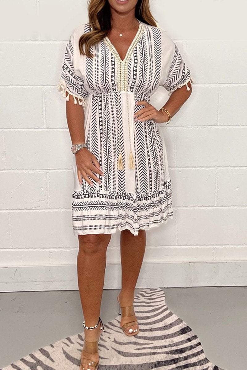 Stunning V-Neck Summer Dress