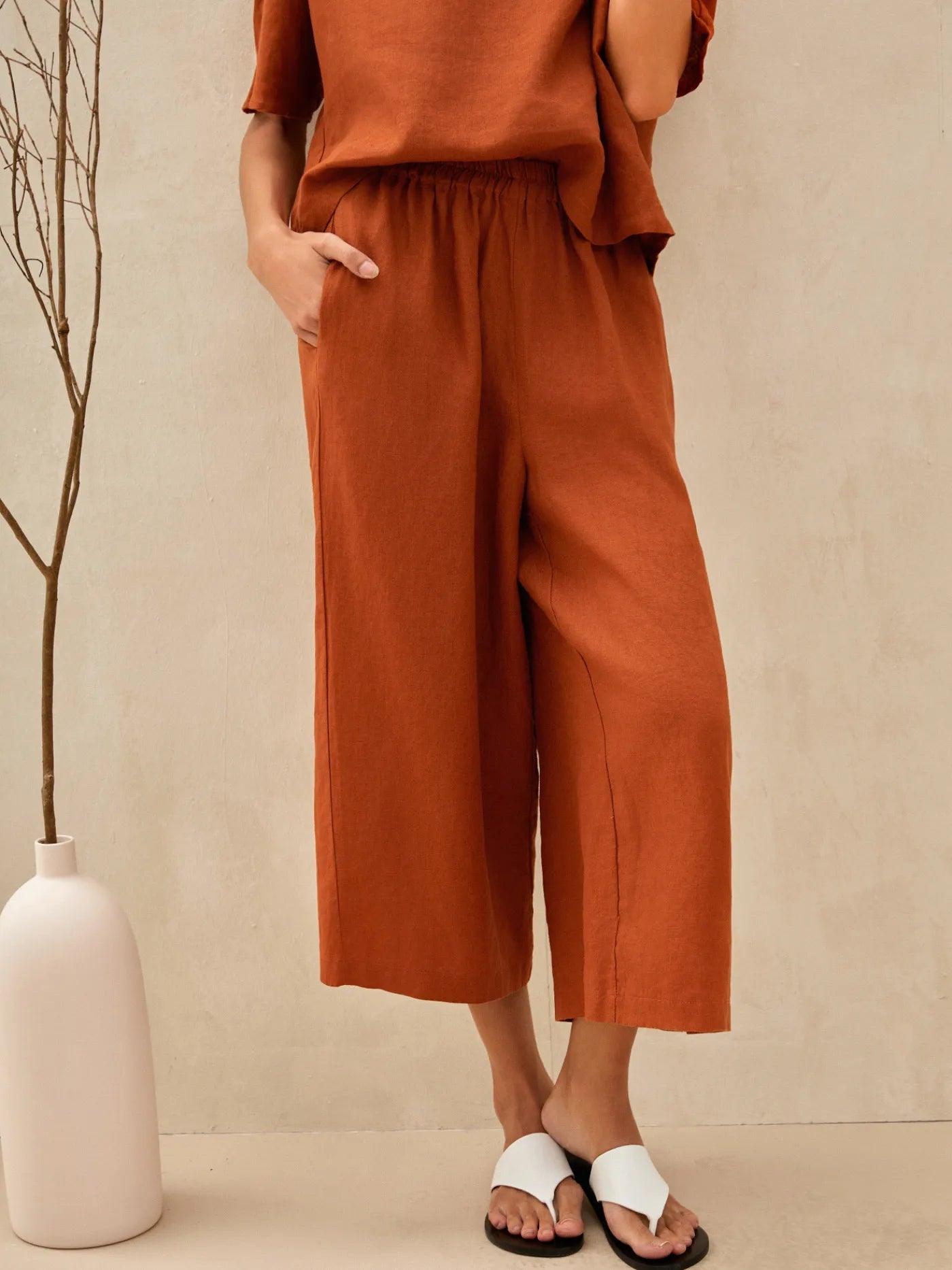 Linen Comfort Two-Piece Set