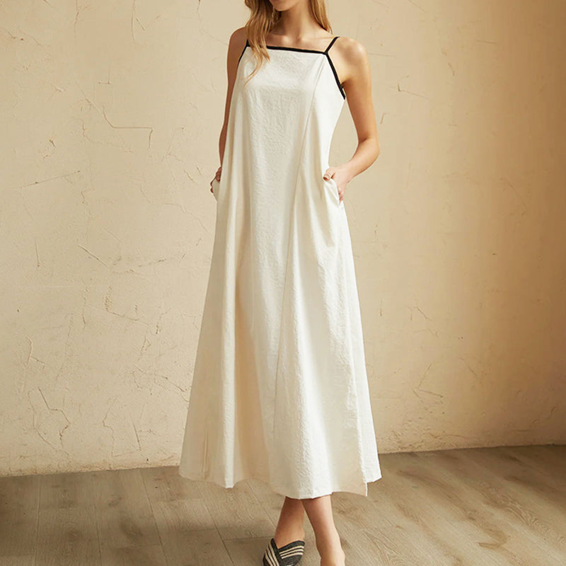 Summer Colorblock Maxi Dress