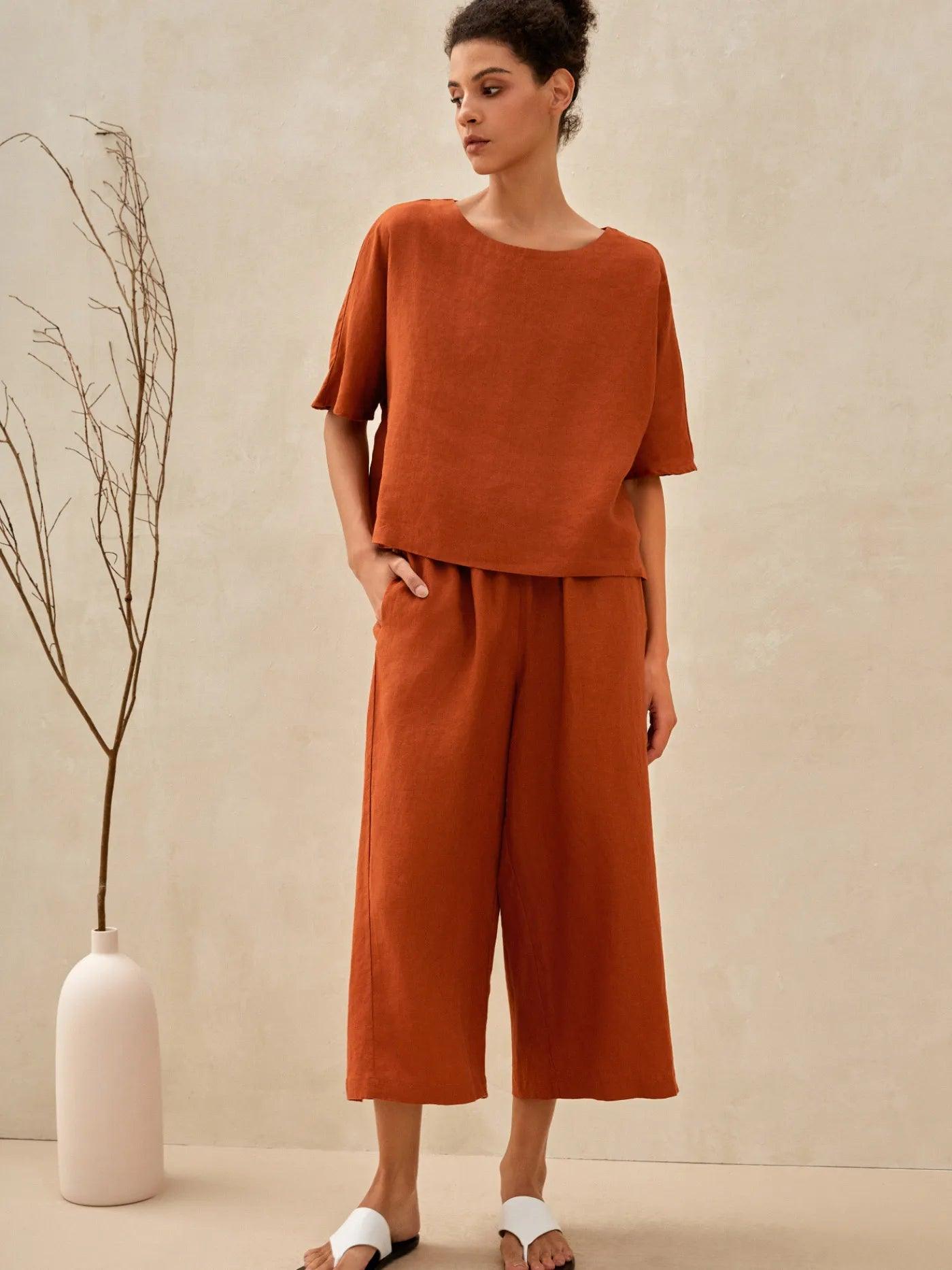 Linen Comfort Two-Piece Set