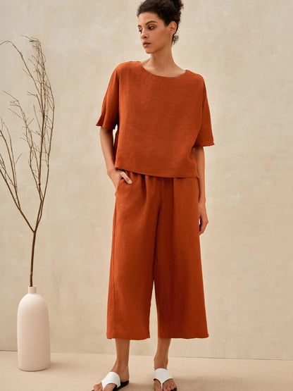 Linen Comfort Two-Piece Set