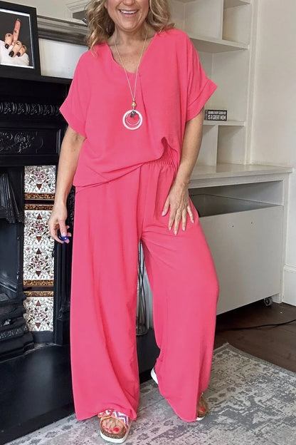 Chill Vibes V-Neck Suit