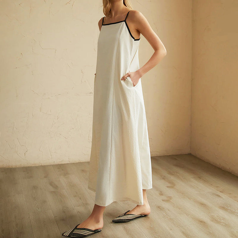 Summer Colorblock Maxi Dress