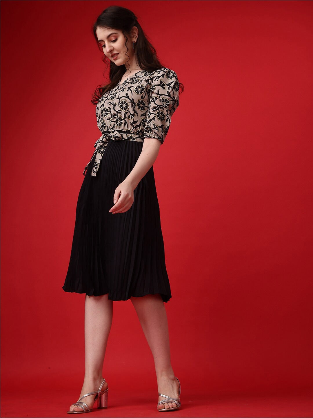 Floral Bliss Midi Dress