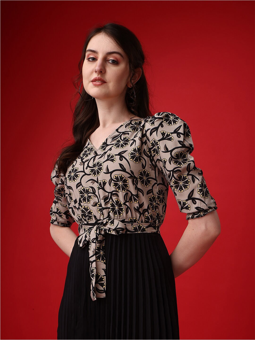 Floral Bliss Midi Dress