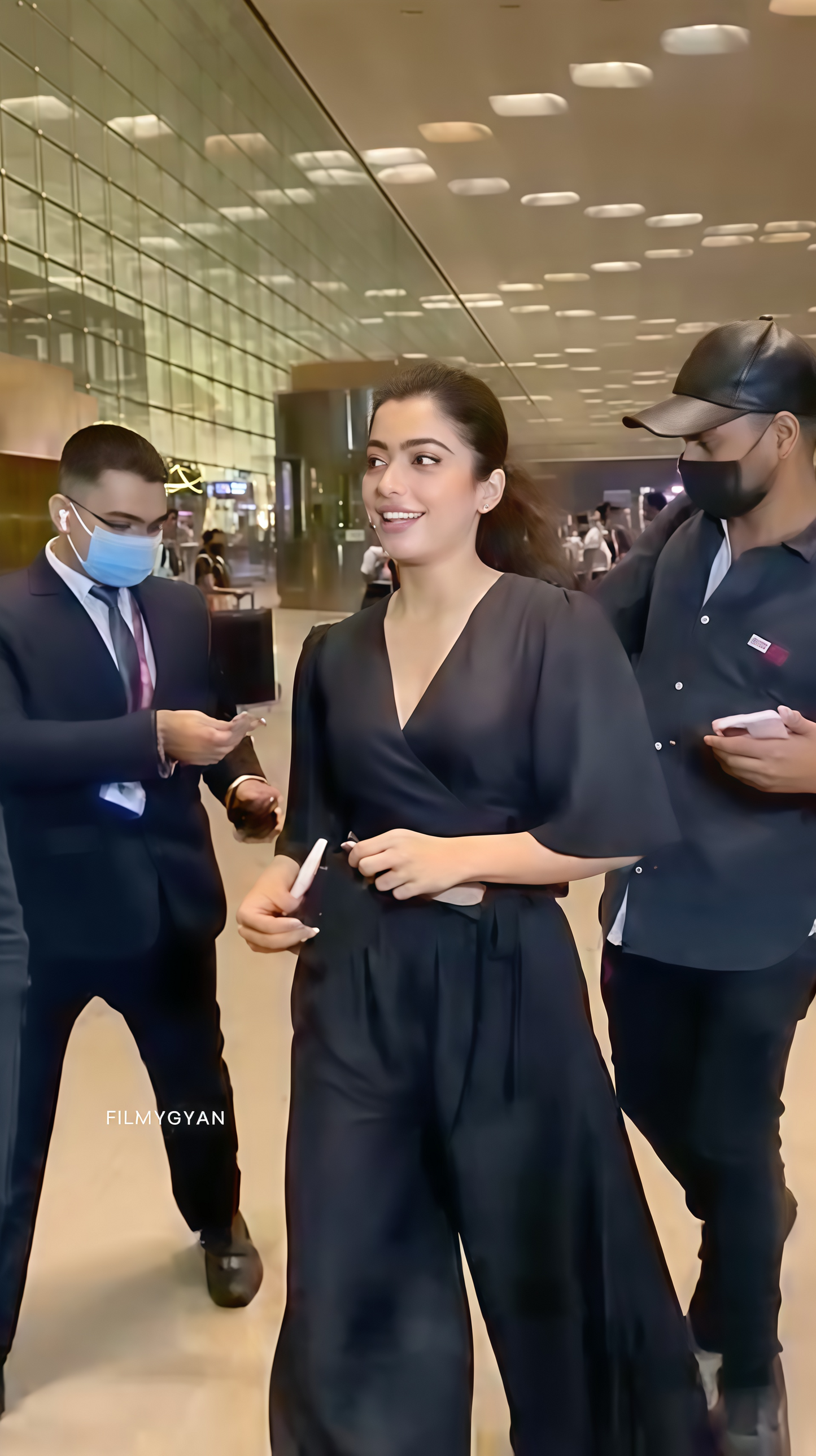 Elegant Black Cotton Coord Set