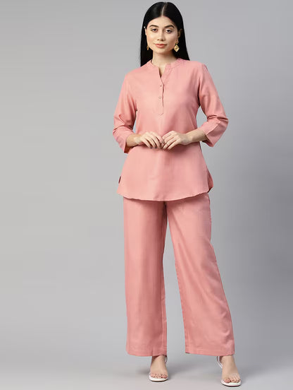 CoralGlow Co-Ord Set